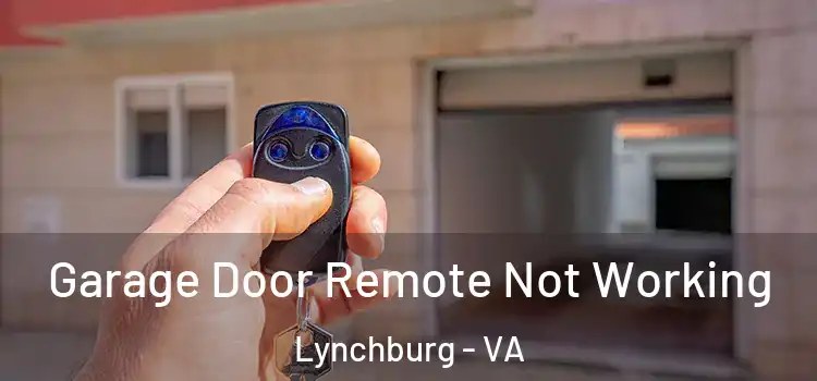  Garage Door Remote Not Working Lynchburg - VA